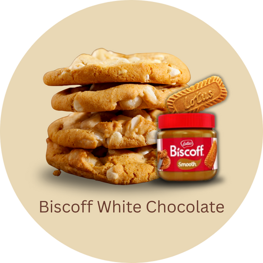 Biscoff White Chocolate Cookie Dough - Ready to bake!