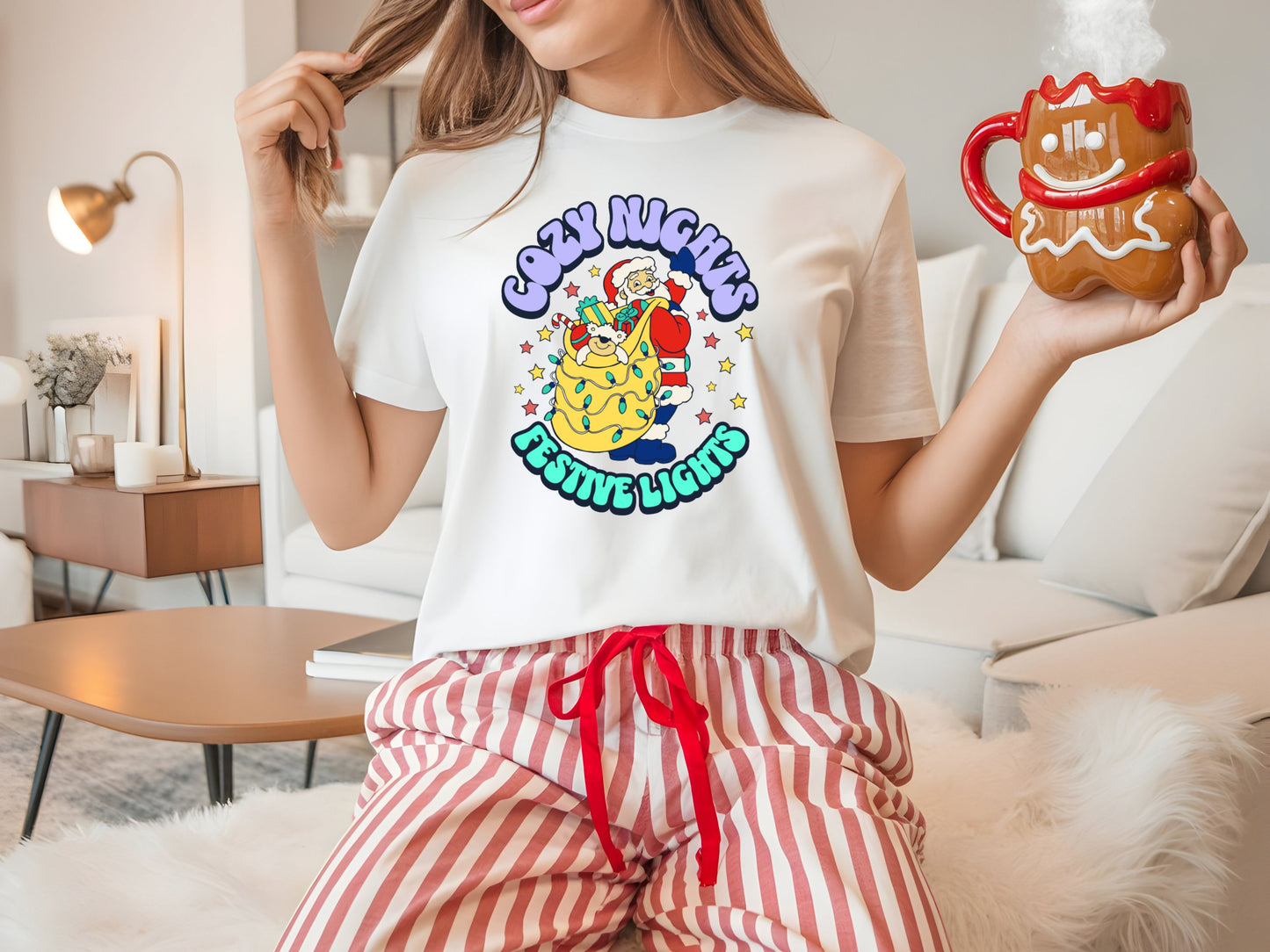 Cozy Christmas T-Shirt Design