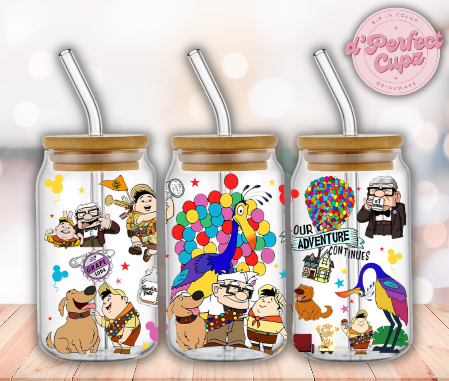 Up & Above 16oz Glass Cup