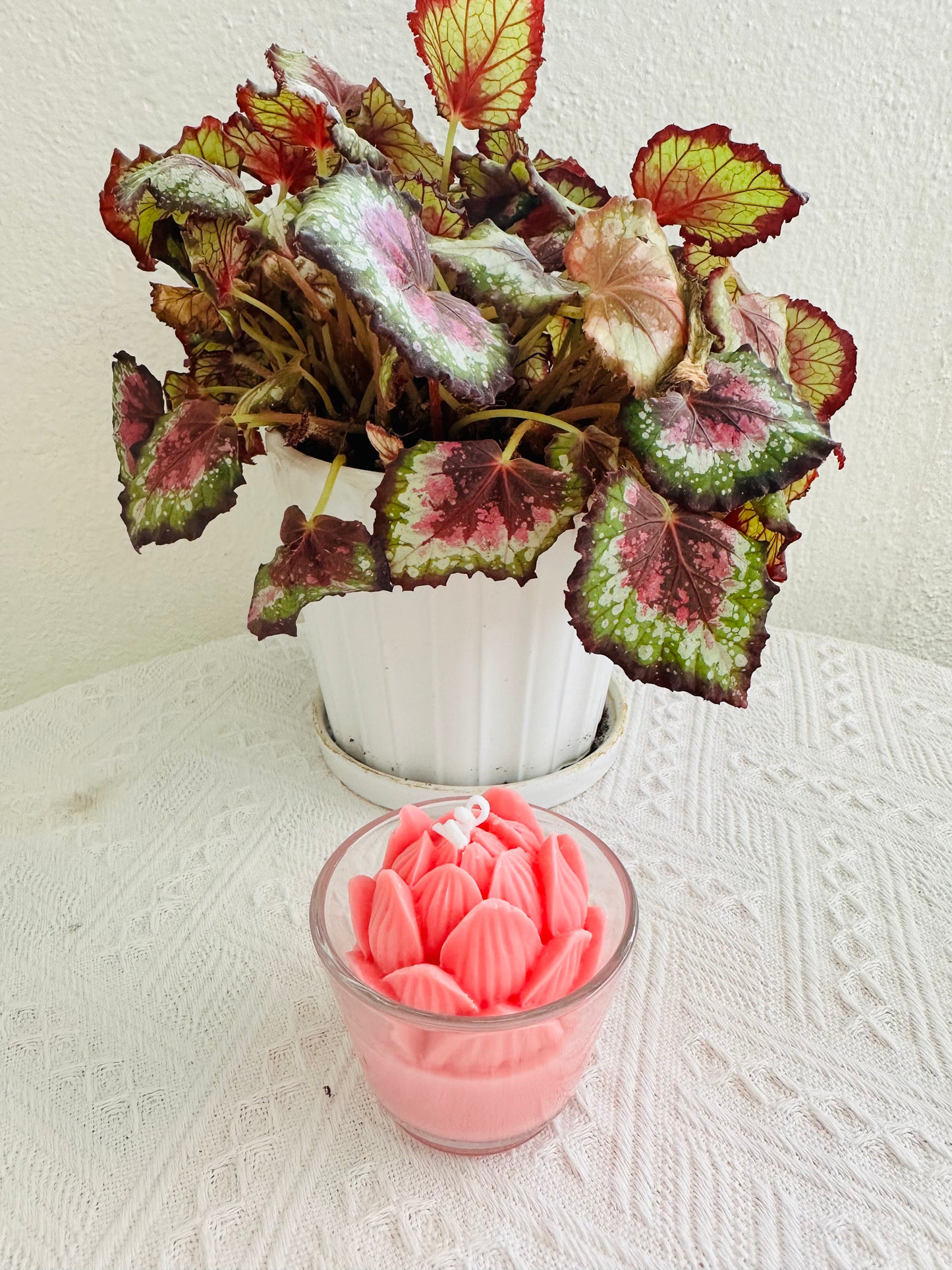 Lotus Candle for Prayer