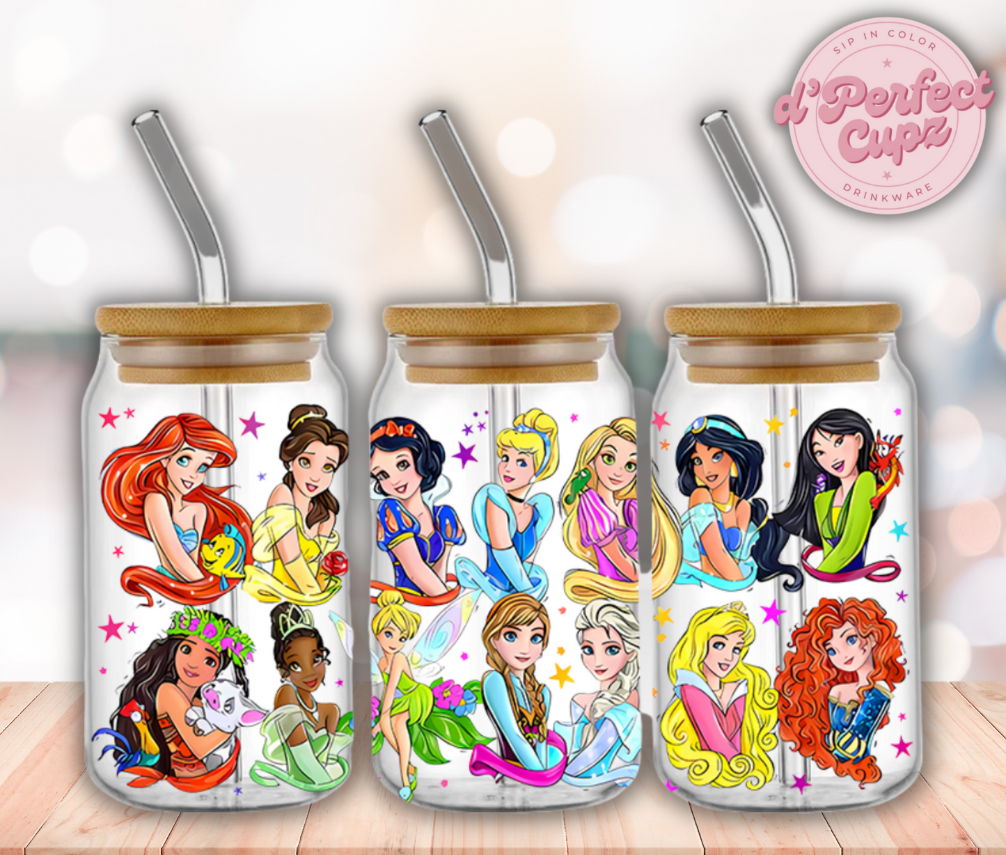 Princess 16oz Glass Cup