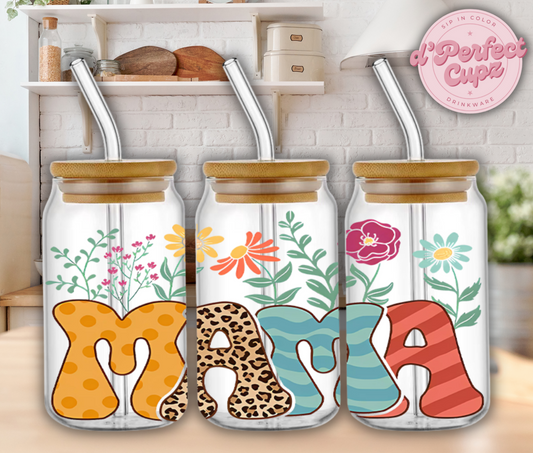 MAMA 16oz Glass Cup