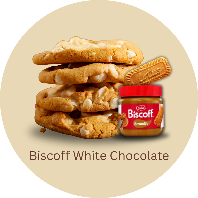 Biscoff White Chocolate Cookie Dough - Ready to bake!