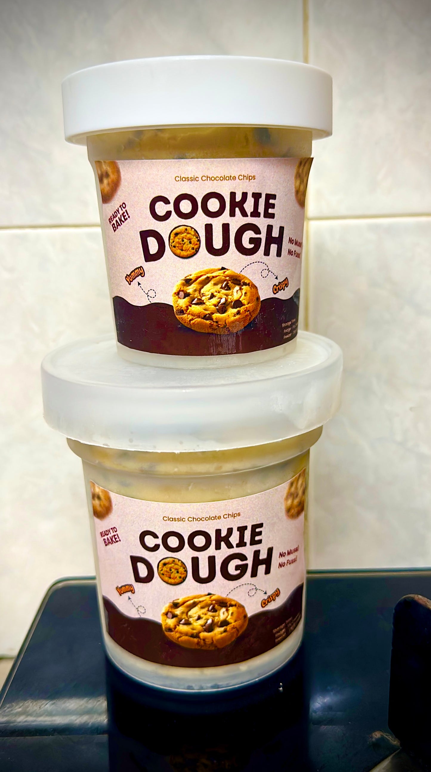 Biscoff White Chocolate Cookie Dough - Ready to bake!