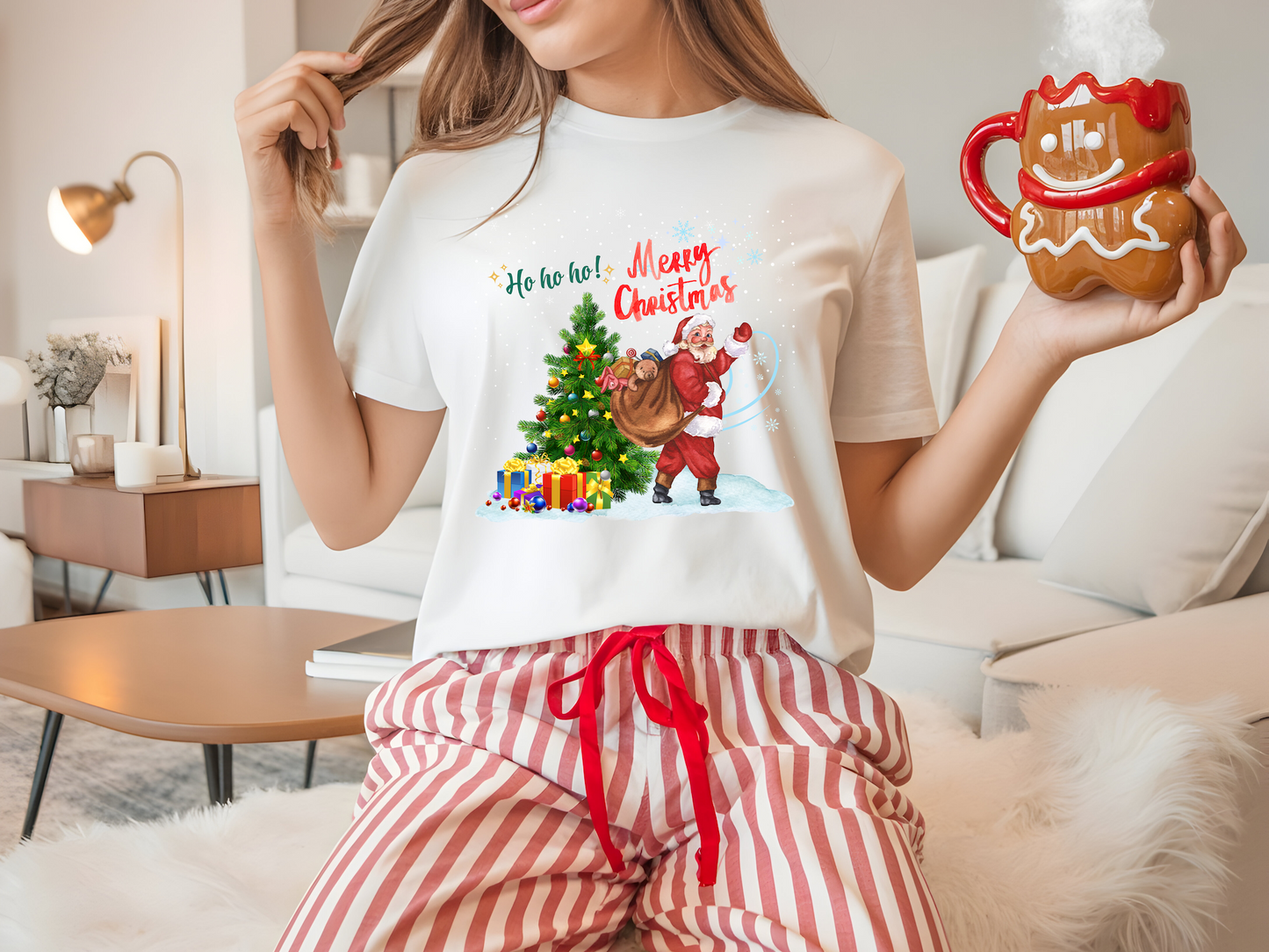 Ho Ho Ho Santa Claus T-Shirt Design
