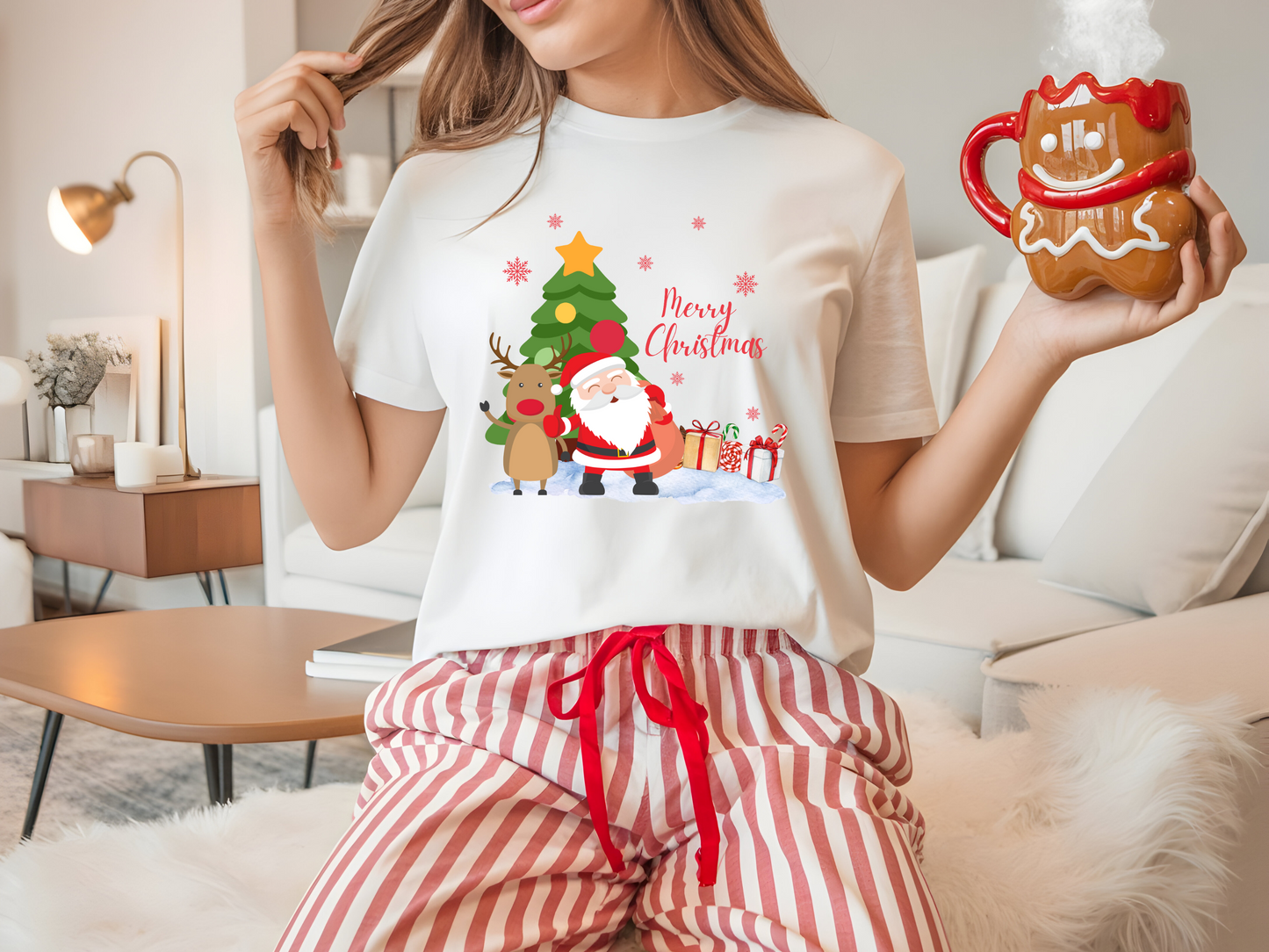 Merry Christmas Santa Claus T-Shirt Design