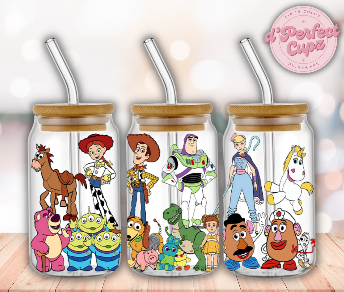 Toy Story 16oz Glass Cup