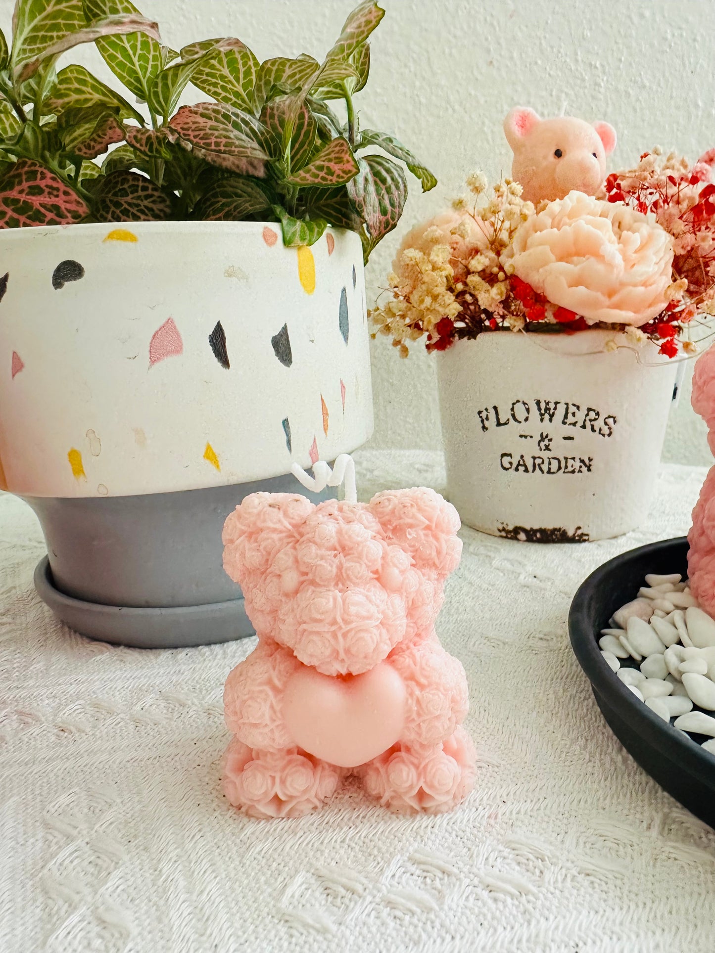 Small Rose Teddy Bear