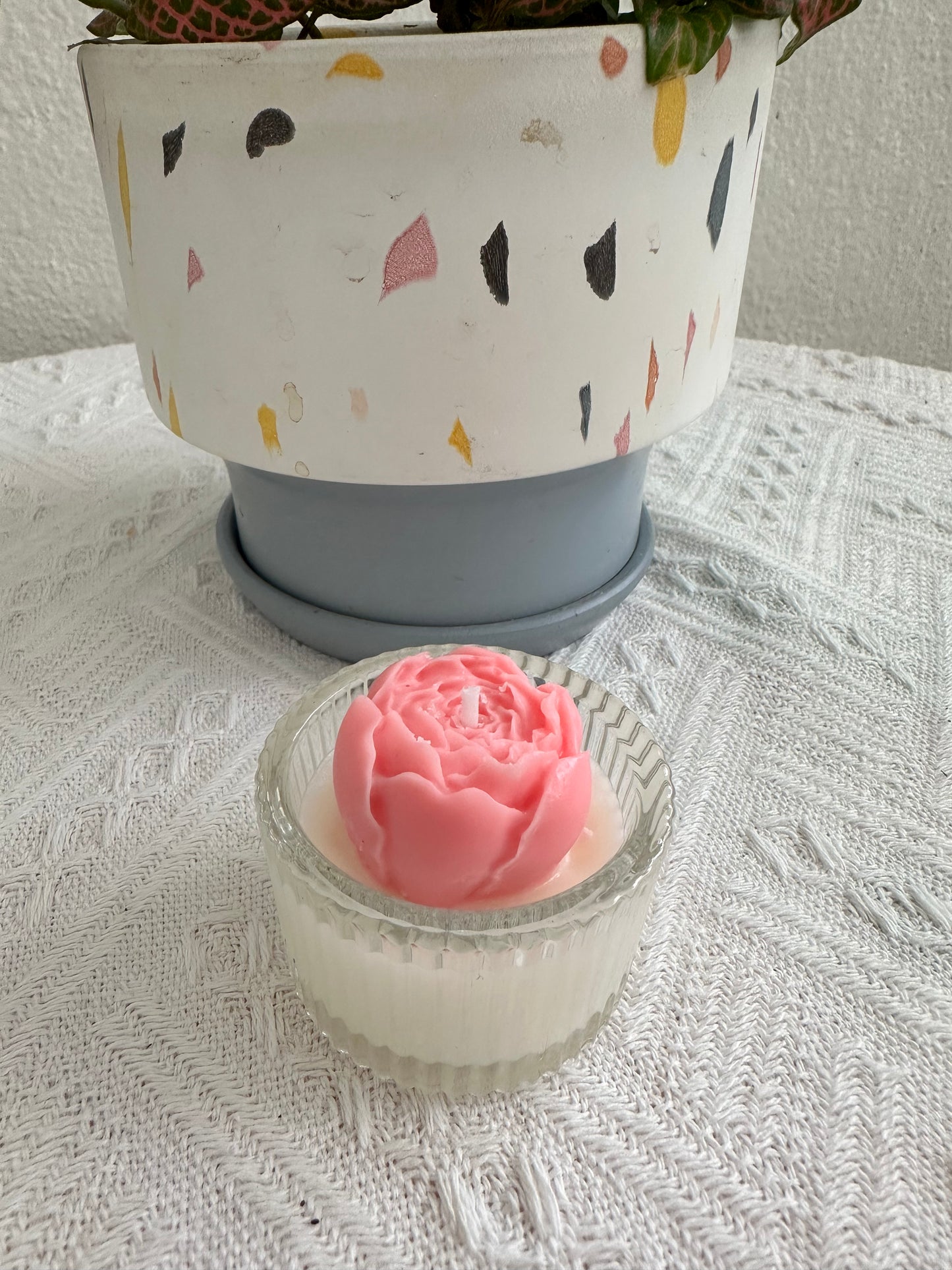 Flower Tea Light Candle