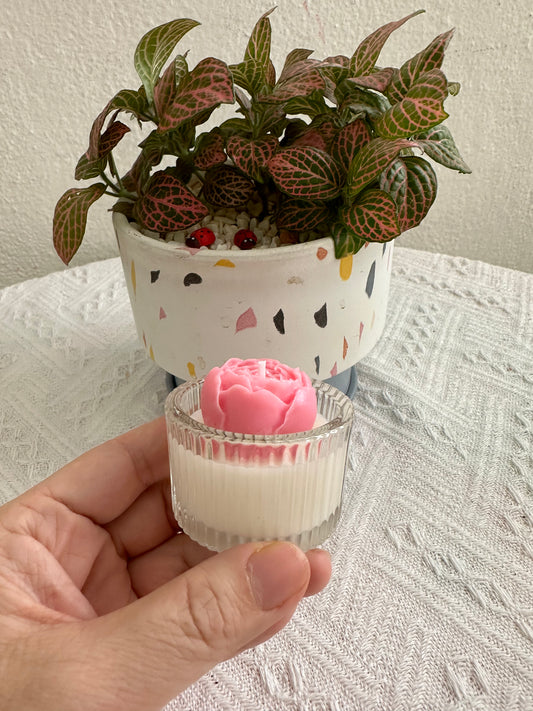 Flower Tea Light Candle